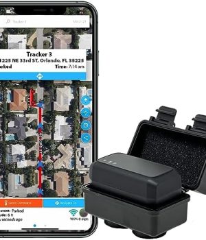 Optimus 3.0 GPS Tracker – Over 1 Month Battery – with Heavy Duty Waterproof Case and Powerful Magnets for Vehicles and Assets