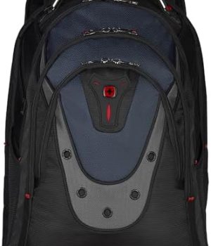 Wenger Ibex 17 inch Laptop Backpack, Men’s and Women’s Laptop Bag, Black/Gray/Blue
